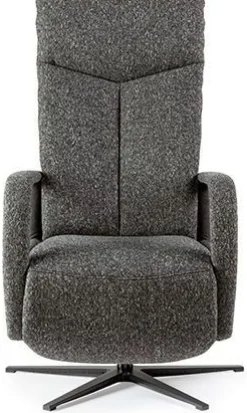 Relaxfauteuils-Feelings Wonen Jasper Medium Relaxfauteuil Lava, Onyx