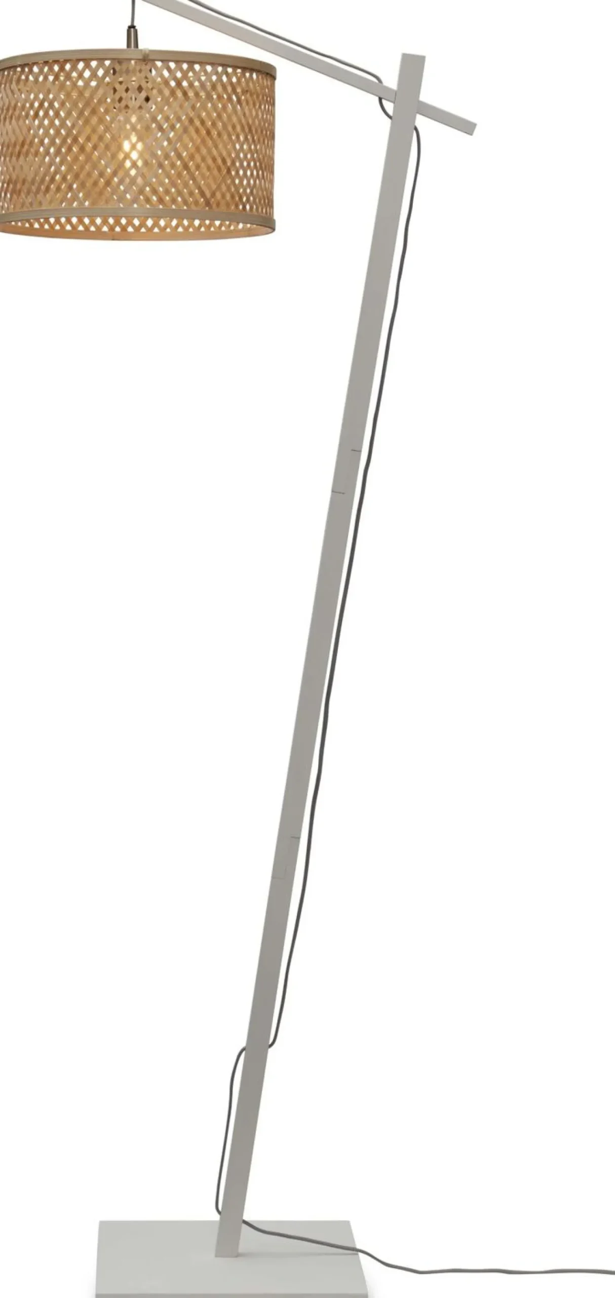 Vloerlampen|Vloerlampen-Good&Mojo Java 1 Arm S Vloerlamp White, Natural, Grey