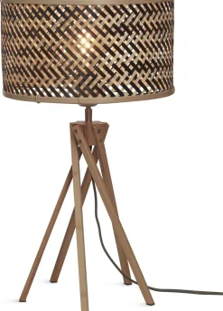 Tafellampen|Tafellampen-Good&Mojo Java 5 Legs Tafellamp Natural, Black