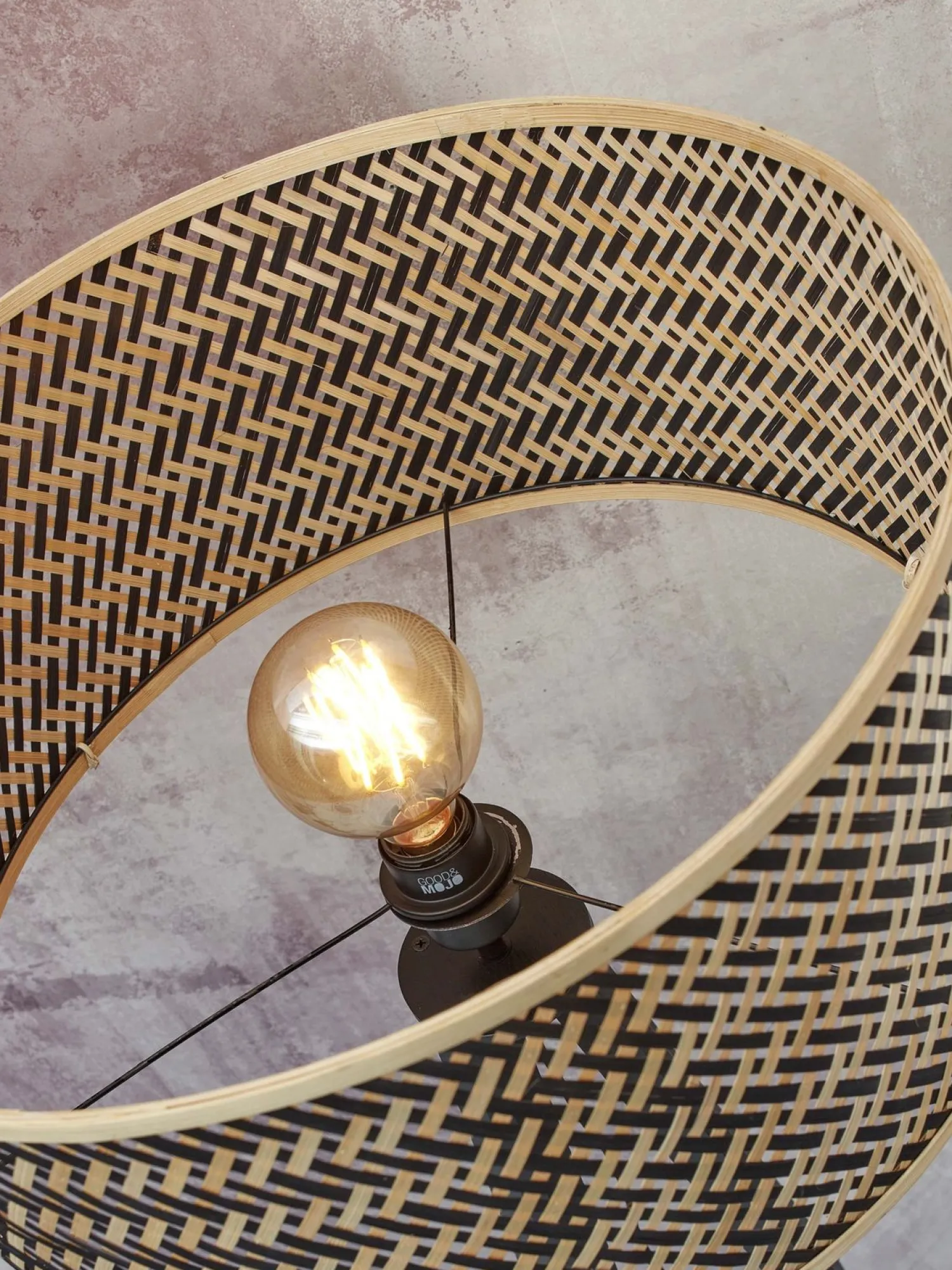 Vloerlampen|Vloerlampen-Good&Mojo Java 5 Legs Vloerlamp Natural, Black