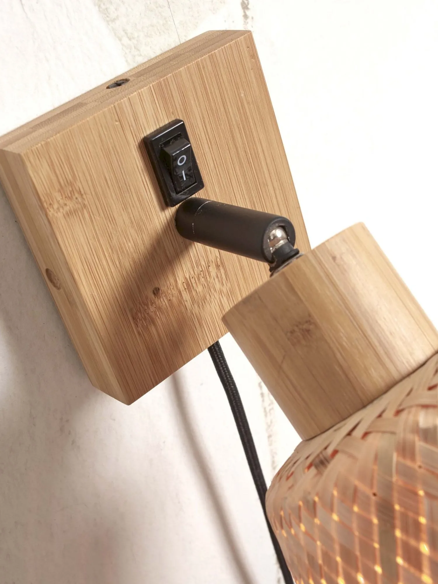 Wandlampen|Wandlampen-Good&Mojo Java L Wandlamp Natural