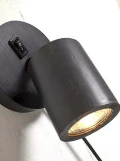 Wandlampen|Wandlampen-Good&Mojo Java S Wandlamp Black