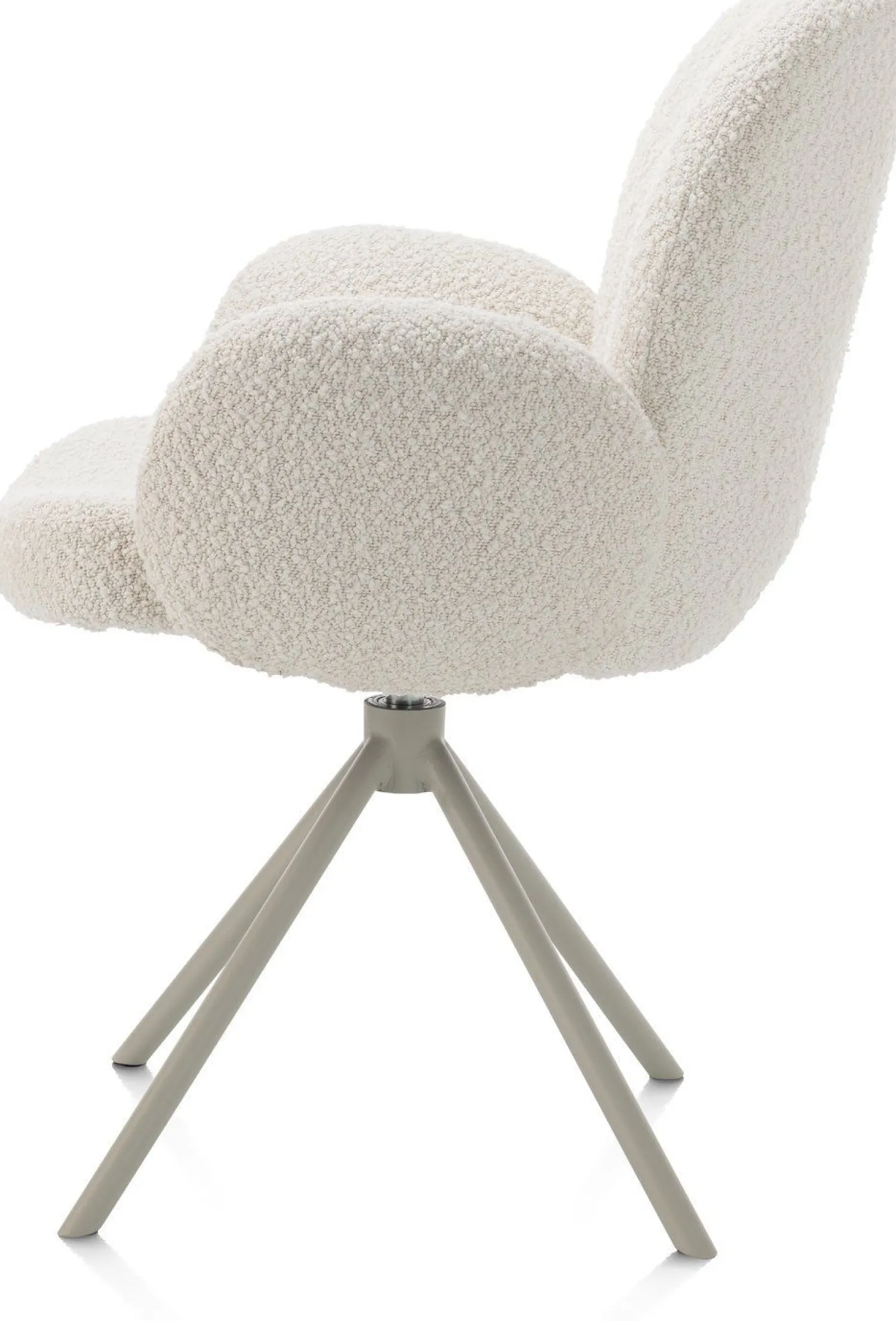 Eetkamerstoelen Met Armleuning-XOOON Jaxon Armstoel Ivoor, Silk Grey
