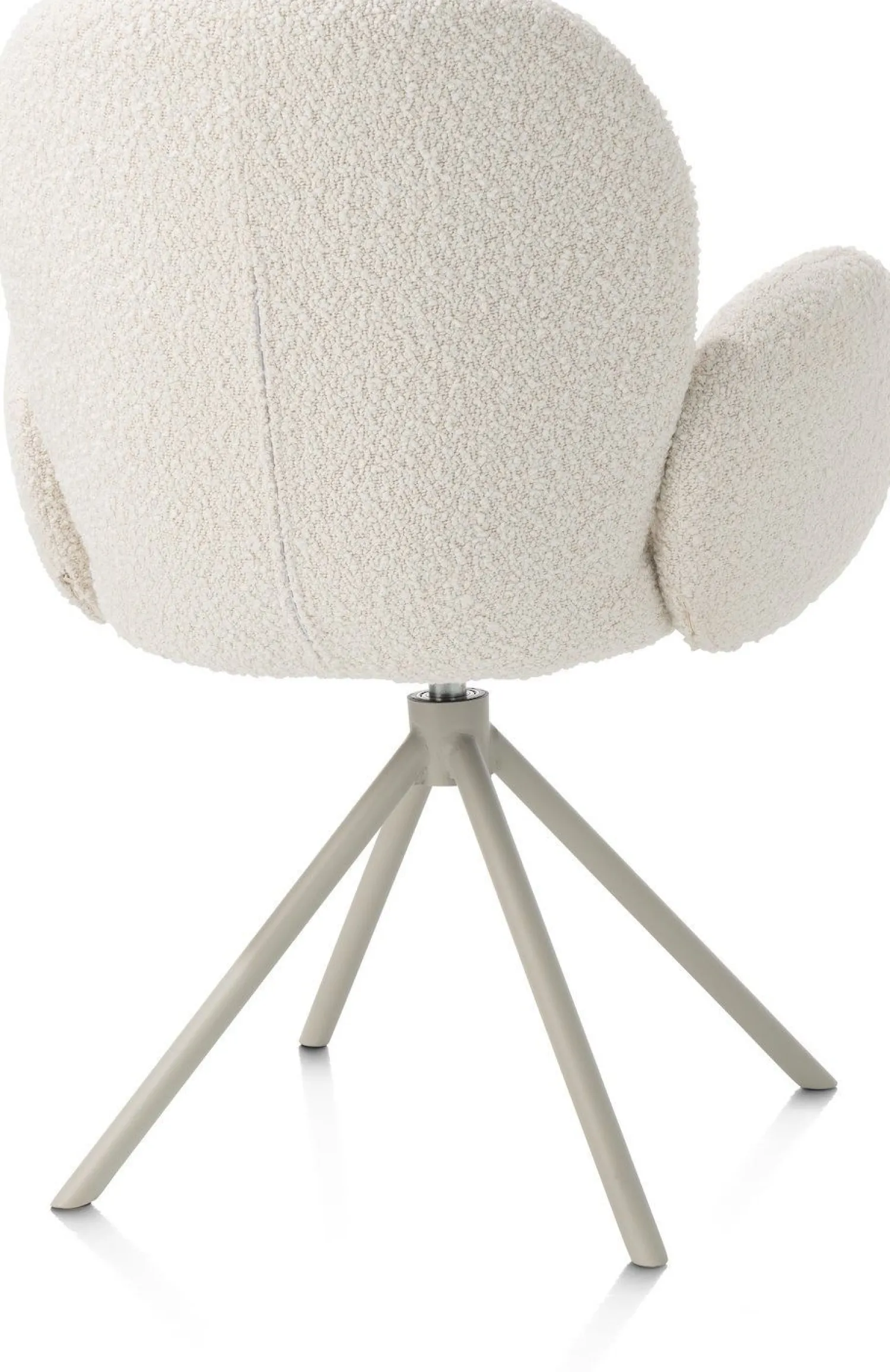 Eetkamerstoelen Met Armleuning-XOOON Jaxon Armstoel Ivoor, Silk Grey
