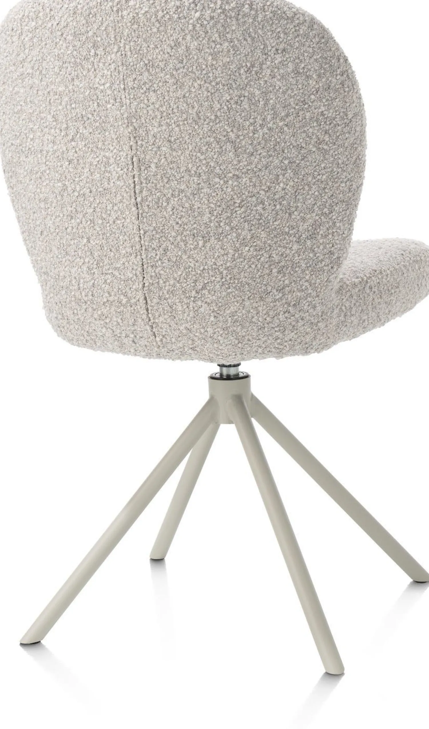 Eetkamerstoelen Zonder Armleuning-XOOON Jaxon Eetkamerstoel Kiezel, Silk Grey