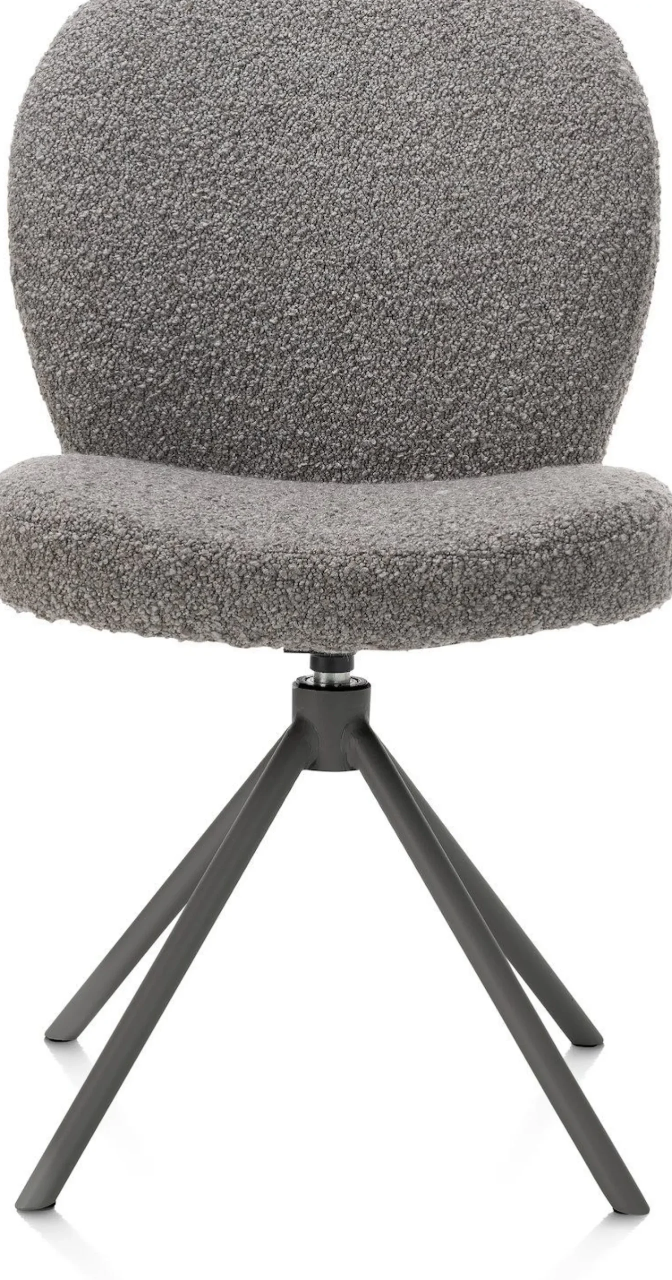Eetkamerstoelen Zonder Armleuning-XOOON Jaxon Eetkamerstoel Lever, Grafiet