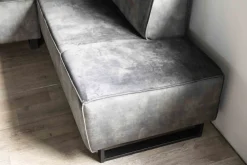 Stoffen Eetkamerbanken-Sevn Jelle Eetkamerbank Cognac