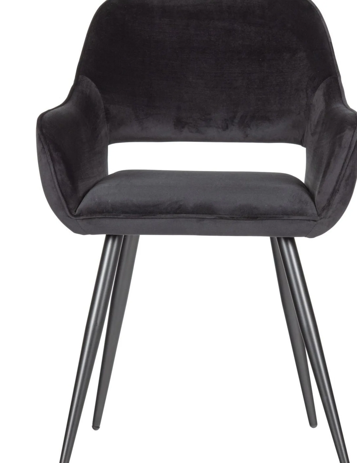 Eetkamerstoelen Met Armleuning-WOOOD Jelle set van 2 Eetkamerstoel Black