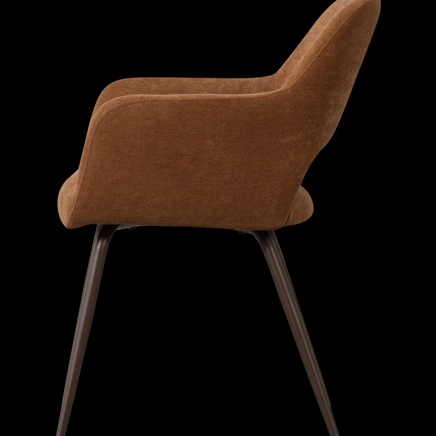 Eetkamerstoelen Met Armleuning-WOOOD Jenny Eetkamerstoel Bruin