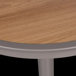 Ronde Bartafels-WOOOD Jeppe Bartafel Brown, Grey