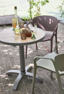 Ronde Bartafels-WOOOD Jeppe Bartafel Brown, Grey