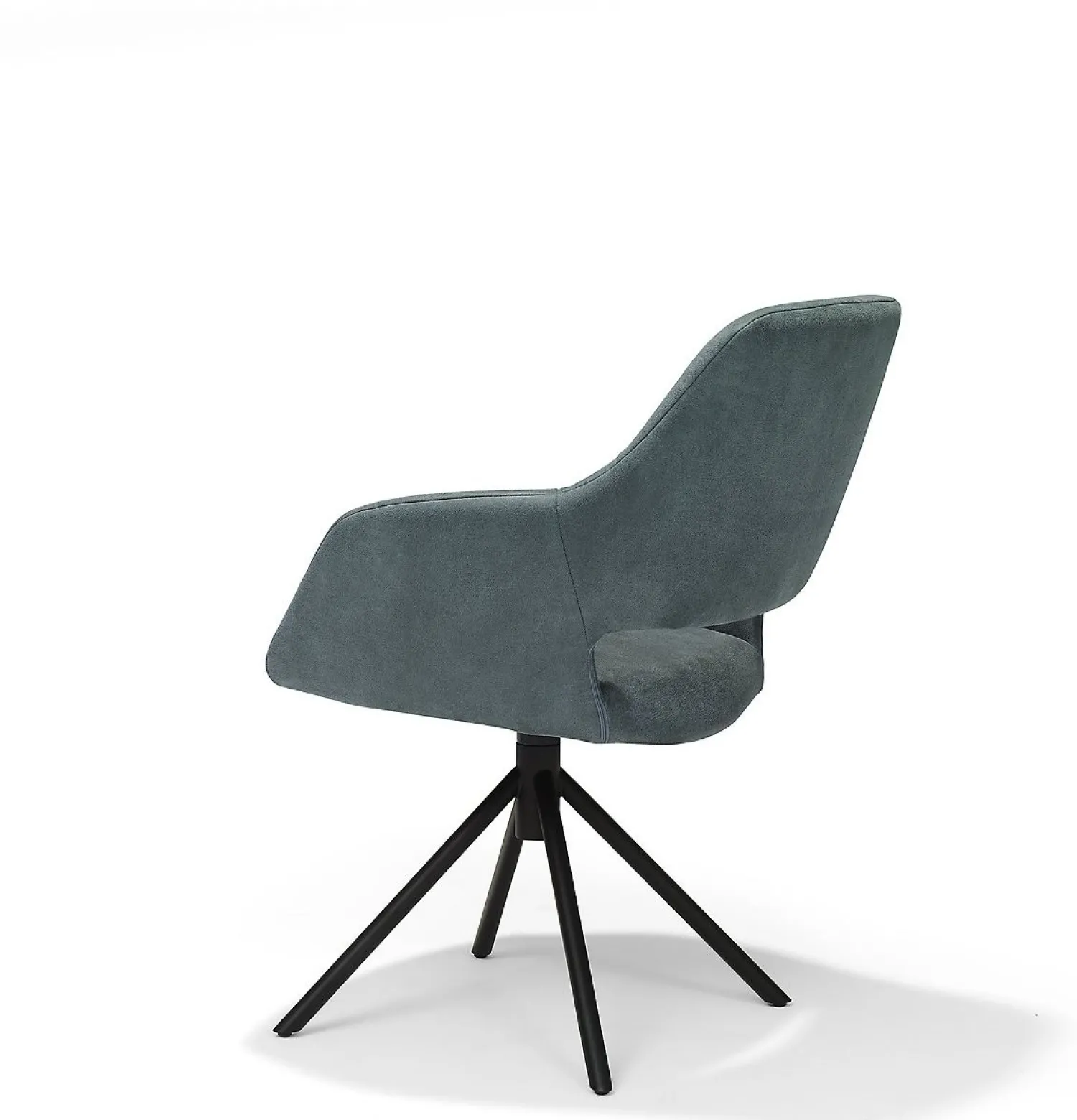 Eetkamerstoelen Met Armleuning-Eijerkamp Collectie Jinte Eetkamerstoel Blauw