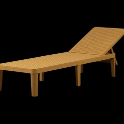 Tuinstoelen-WOOOD Jinte Ligbed Geel