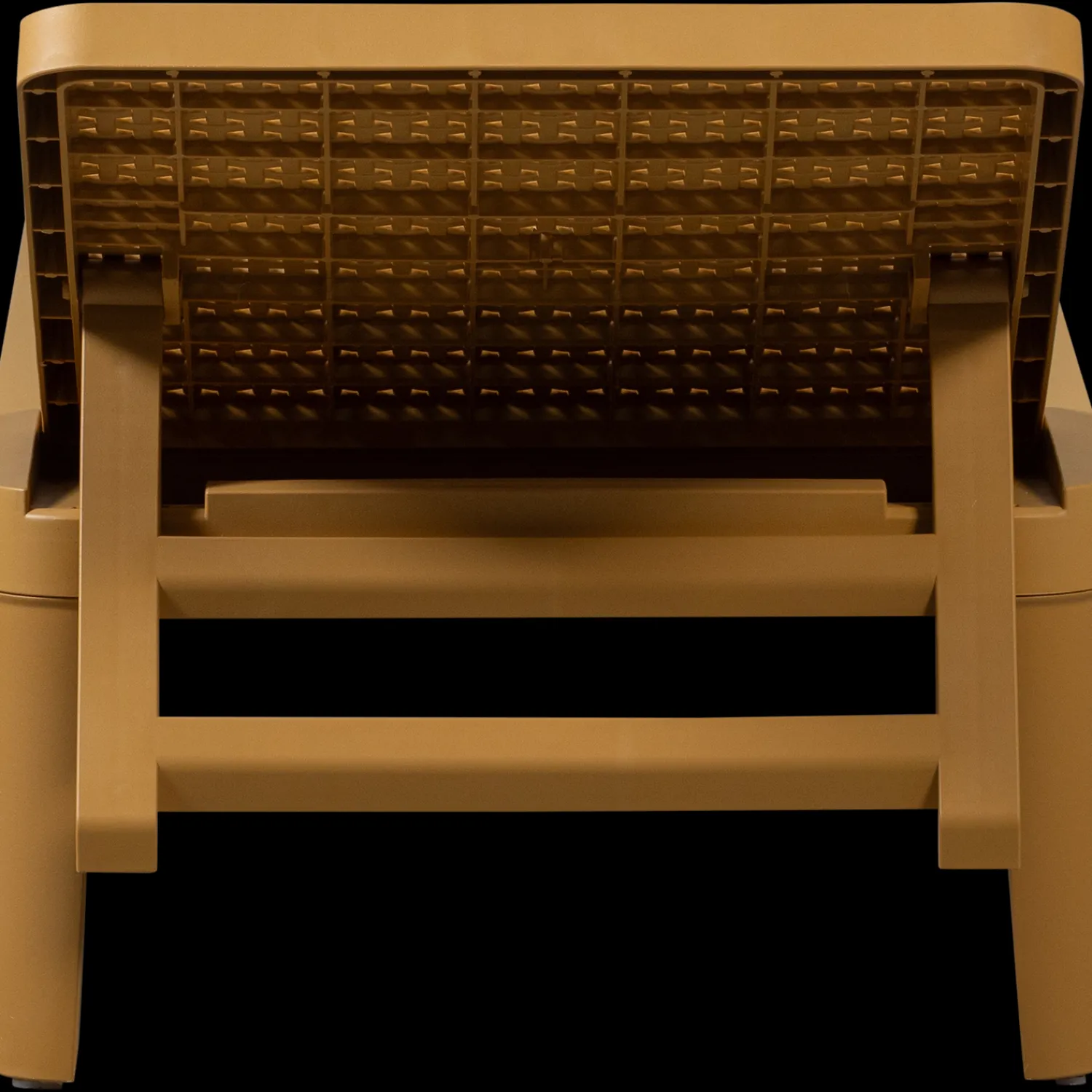 Tuinstoelen-WOOOD Jinte Ligbed Geel