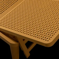 Tuinstoelen-WOOOD Jinte Ligbed Geel