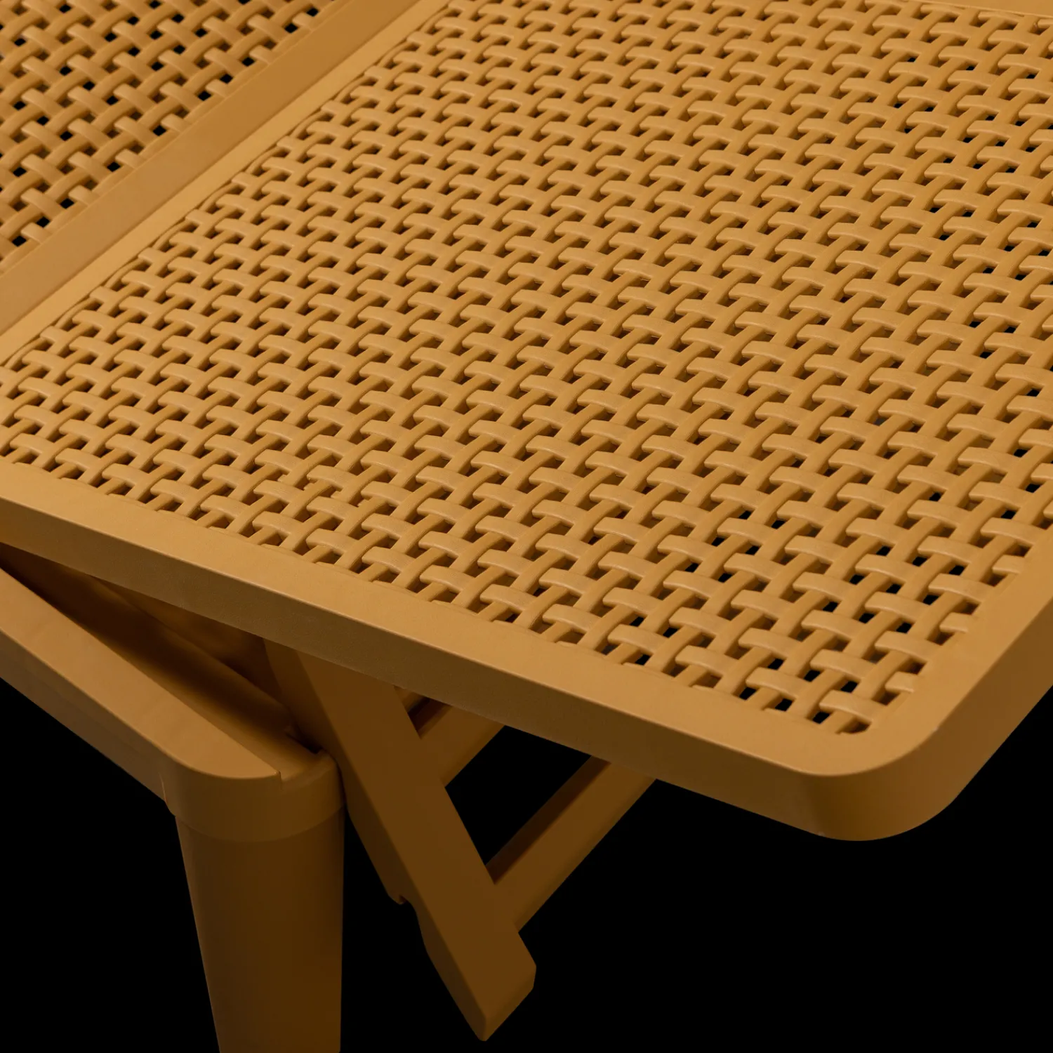 Tuinstoelen-WOOOD Jinte Ligbed Geel