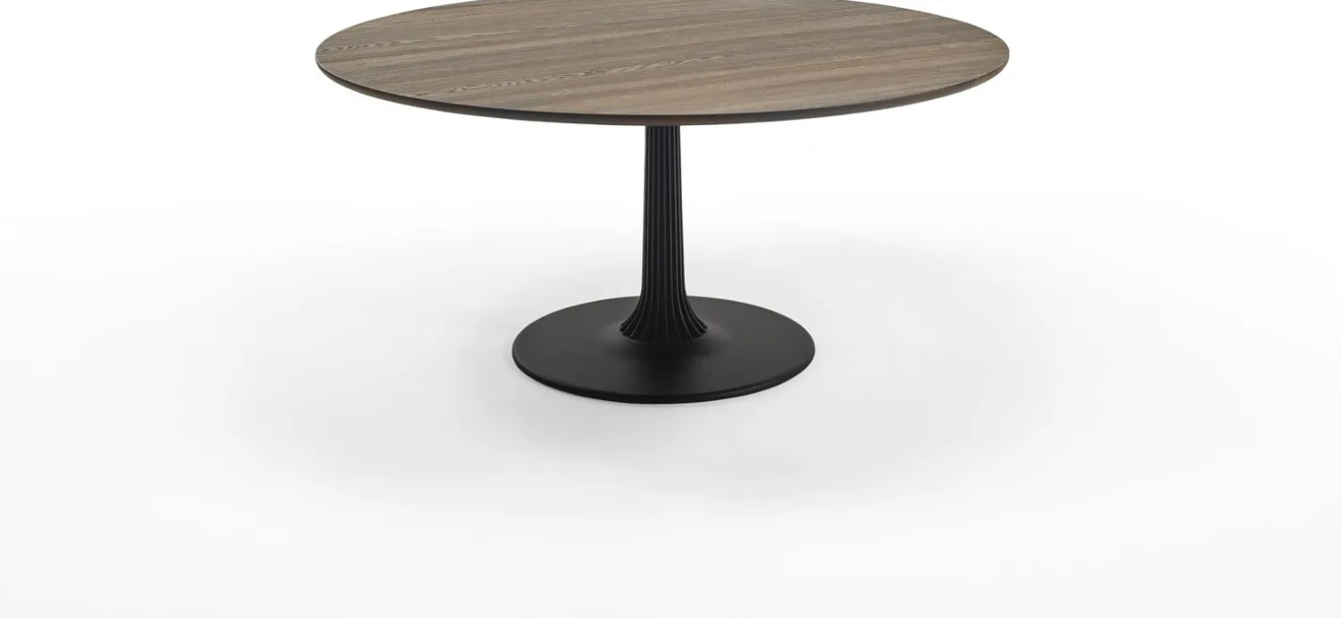 Ronde Eettafels-Arco Joist Eettafel Oak Smoke
