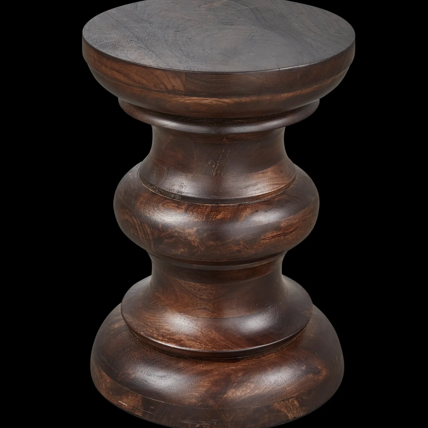 Houten Bijzettafels-WOOOD Jonah Bijzettafel Dark Brown
