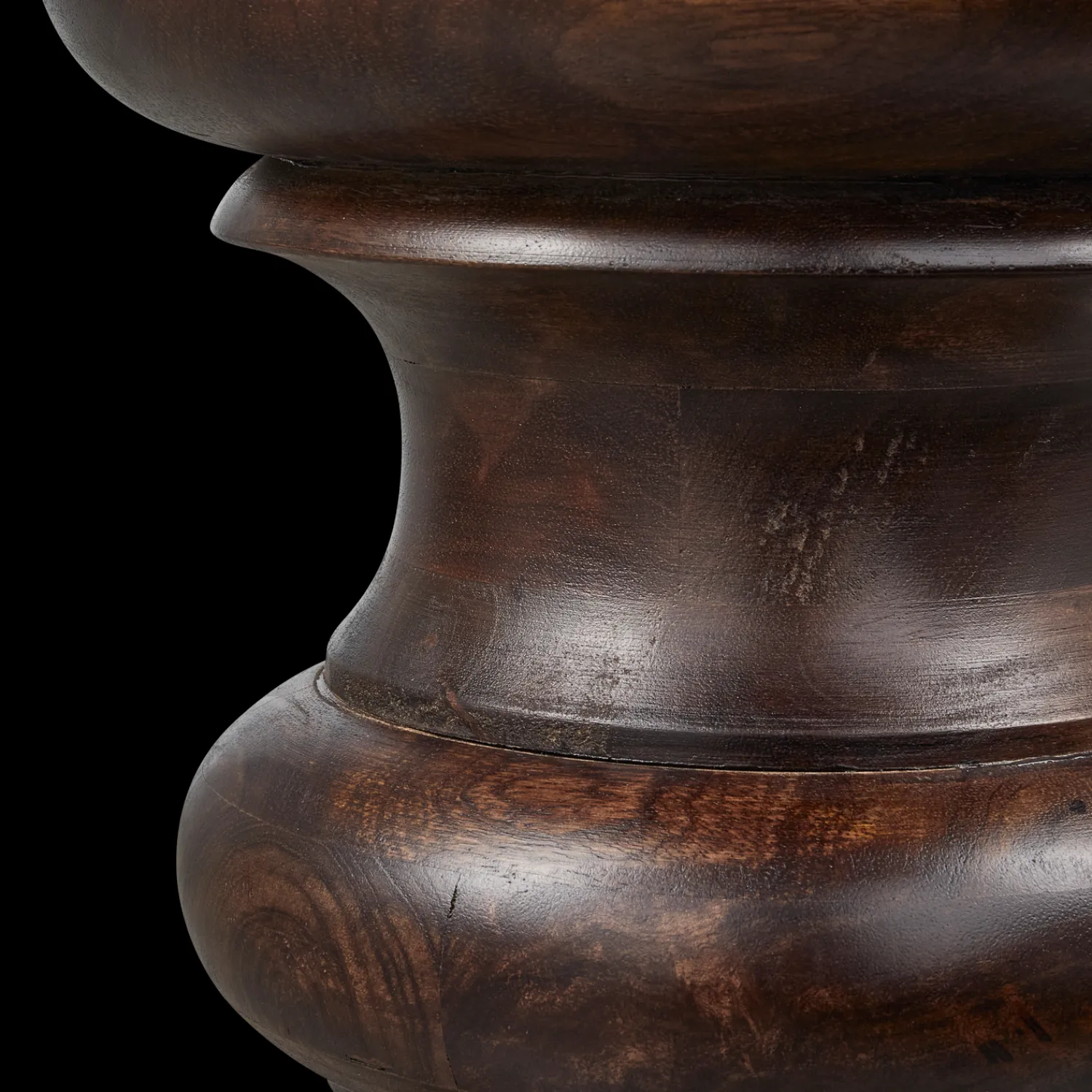 Houten Bijzettafels-WOOOD Jonah Bijzettafel Dark Brown