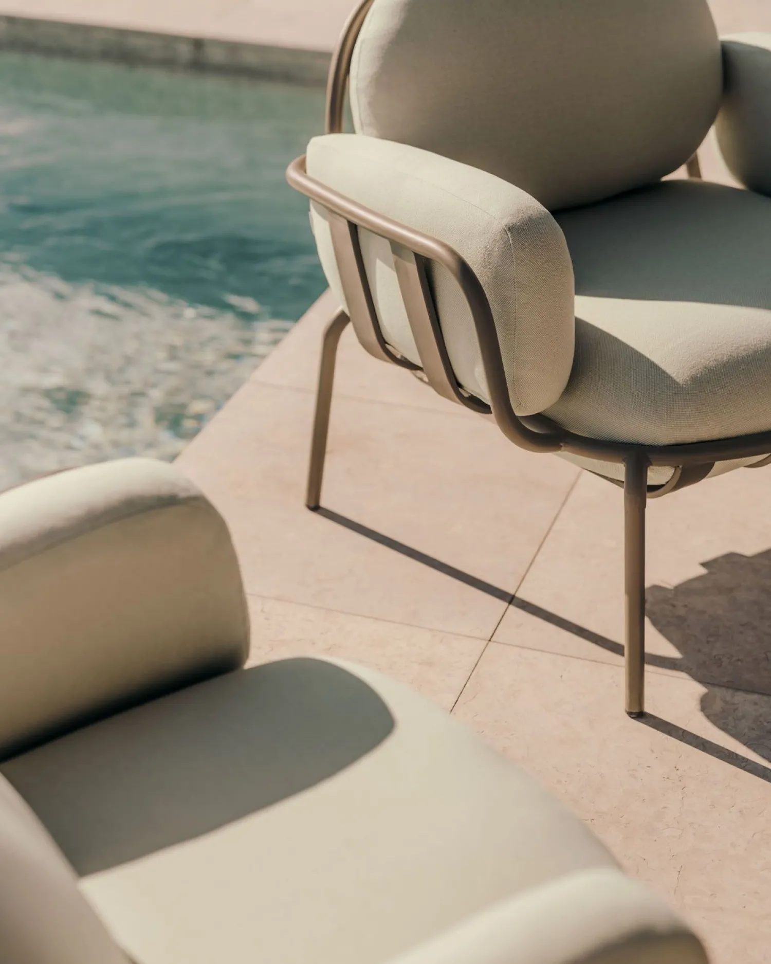 Tuinstoelen|Design Fauteuils-Kave Home Joncols Outdoor Fauteuil Groen