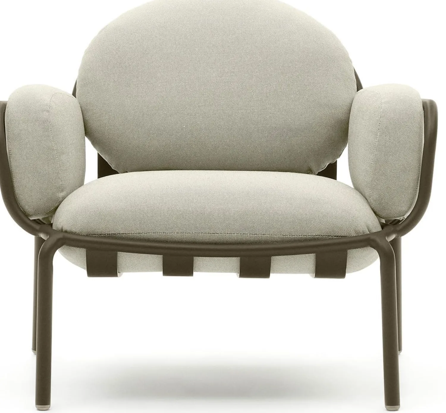 Tuinstoelen|Design Fauteuils-Kave Home Joncols Outdoor Fauteuil Groen