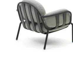 Tuinstoelen-Kave Home Joncols Outdoor Fauteuil Grijs
