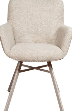 Eetkamerstoelen Met Armleuning-Eijerkamp Collectie Jordan Landon Armstoel Beige