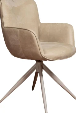 Eetkamerstoelen Met Armleuning-Eijerkamp Collectie Jordan Landon Armstoel Taupe