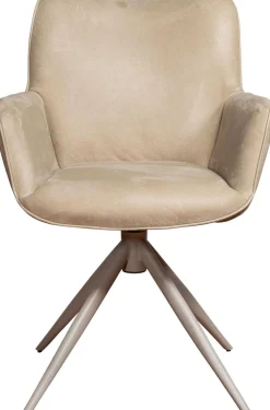 Eetkamerstoelen Met Armleuning-Eijerkamp Collectie Jordan Landon Armstoel Taupe