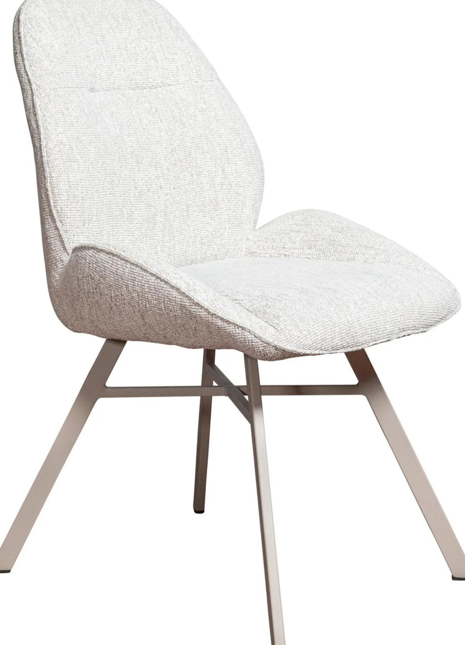 Eetkamerstoelen Zonder Armleuning-Eijerkamp Collectie Jordan Trevor Eetkamerstoel Linen