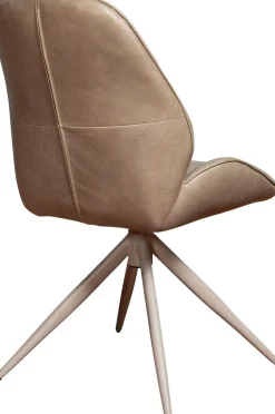 Eetkamerstoelen Zonder Armleuning-Eijerkamp Collectie Jordan Trevor Eetkamerstoel Taupe