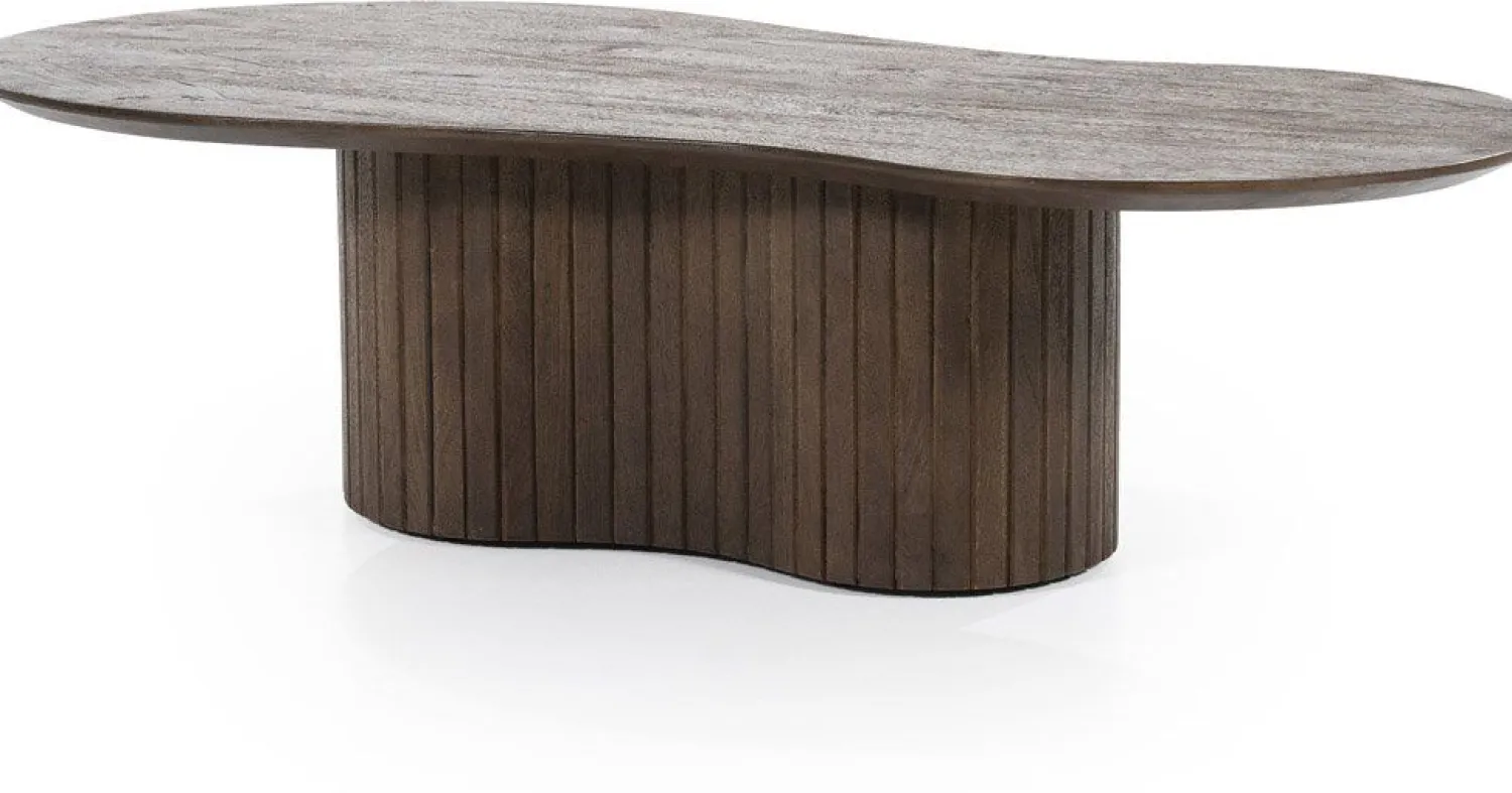 Organische Salontafels-Eleonora Jordy Salontafel Bruin
