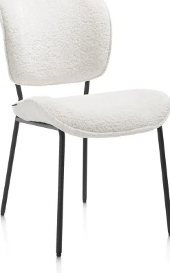 Eetkamerstoelen Zonder Armleuning-Henders en Hazel Julia Eetkamerstoel Creme