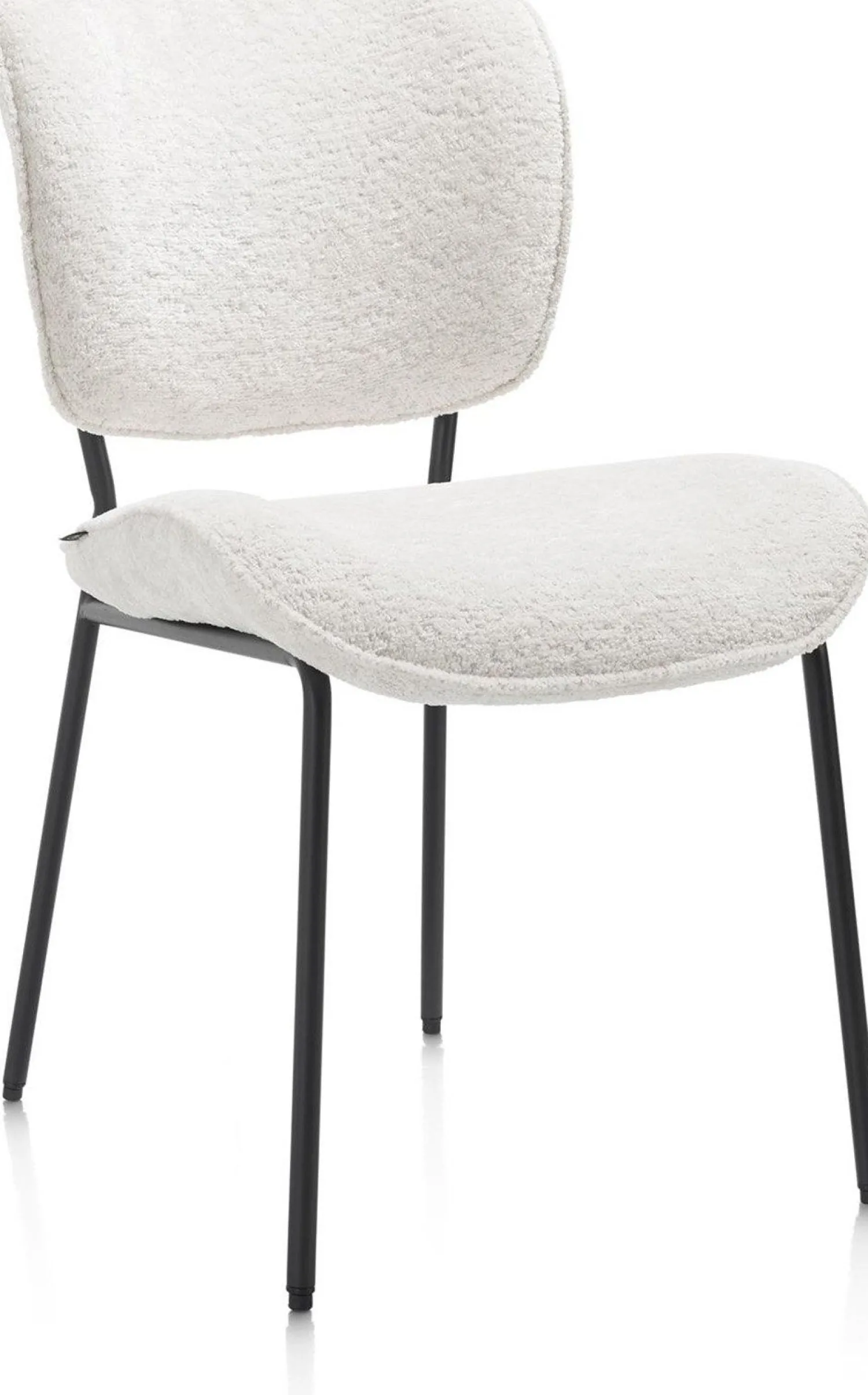 Eetkamerstoelen Zonder Armleuning-Henders en Hazel Julia Eetkamerstoel Creme