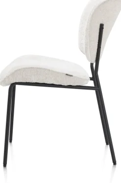 Eetkamerstoelen Zonder Armleuning-Henders en Hazel Julia Eetkamerstoel Creme