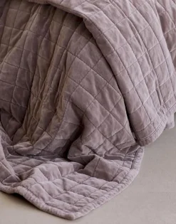 Sierkussens & Plaids-Essenza Julia Plaid Mauve
