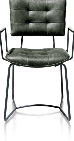 Eetkamerstoelen Met Armleuning-Henders en Hazel Julien Armstoel Groen