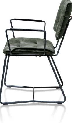 Eetkamerstoelen Met Armleuning-Henders en Hazel Julien Armstoel Groen