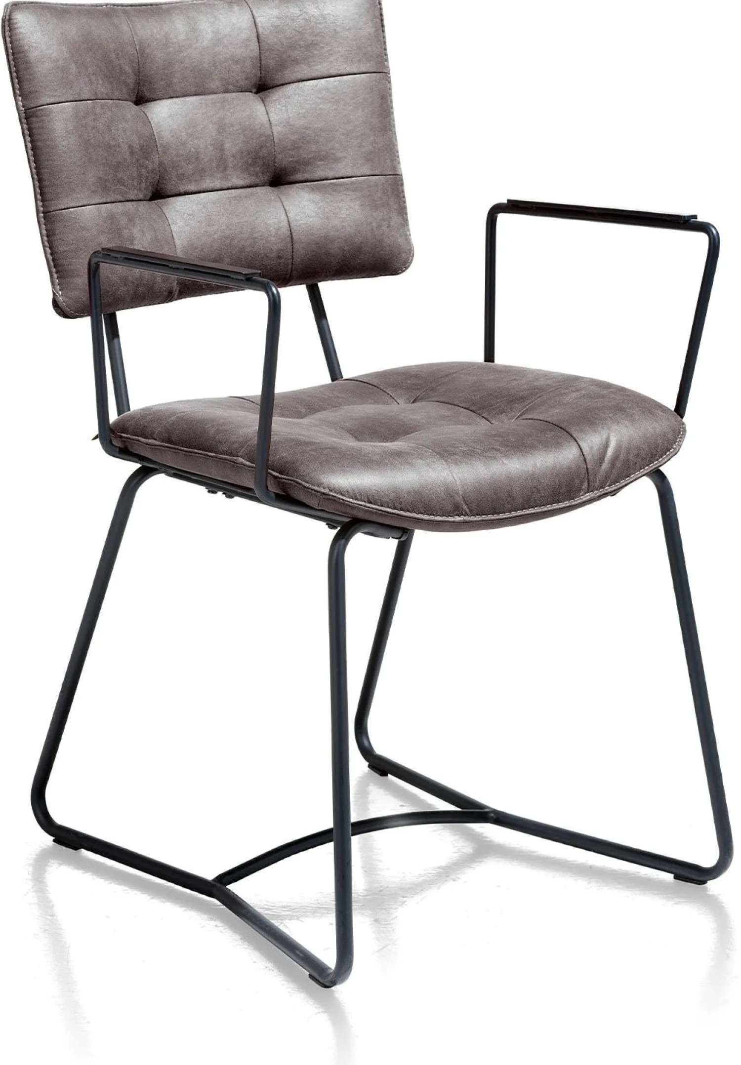 Eetkamerstoelen Met Armleuning-Henders en Hazel Julien Armstoel Antraciet