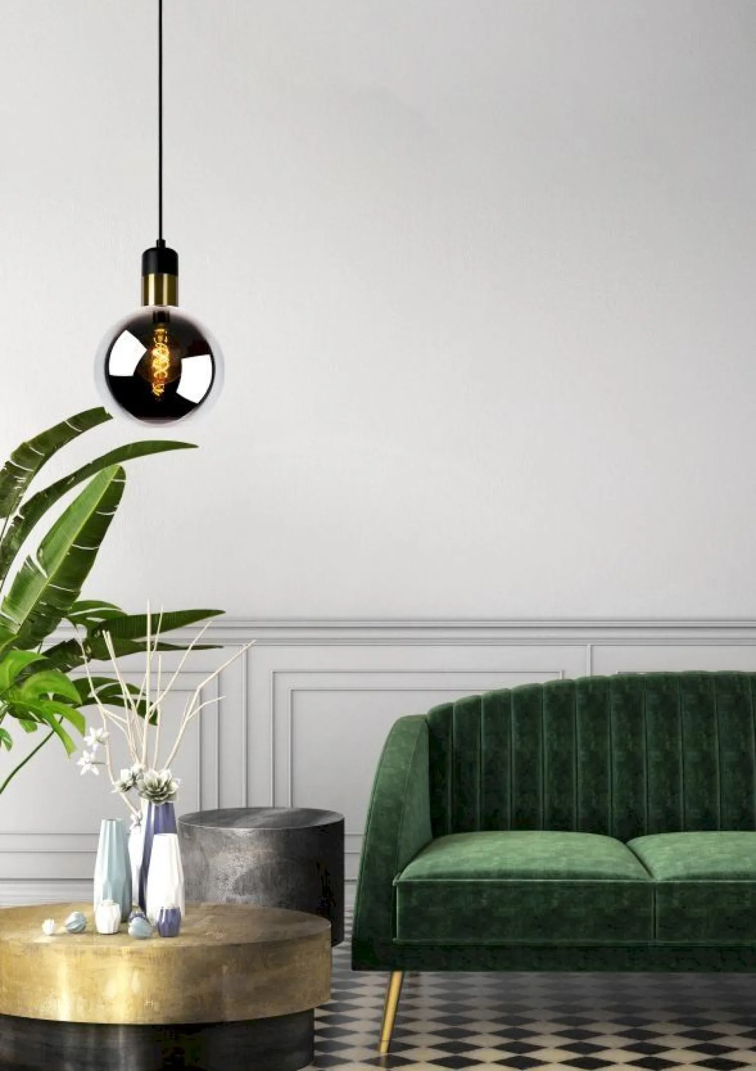 Moderne Hanglampen|Moderne Hanglampen-Lucide Julius Hanglamp Goud