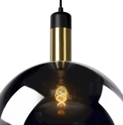 Moderne Hanglampen|Moderne Hanglampen-Lucide Julius Hanglamp Goud