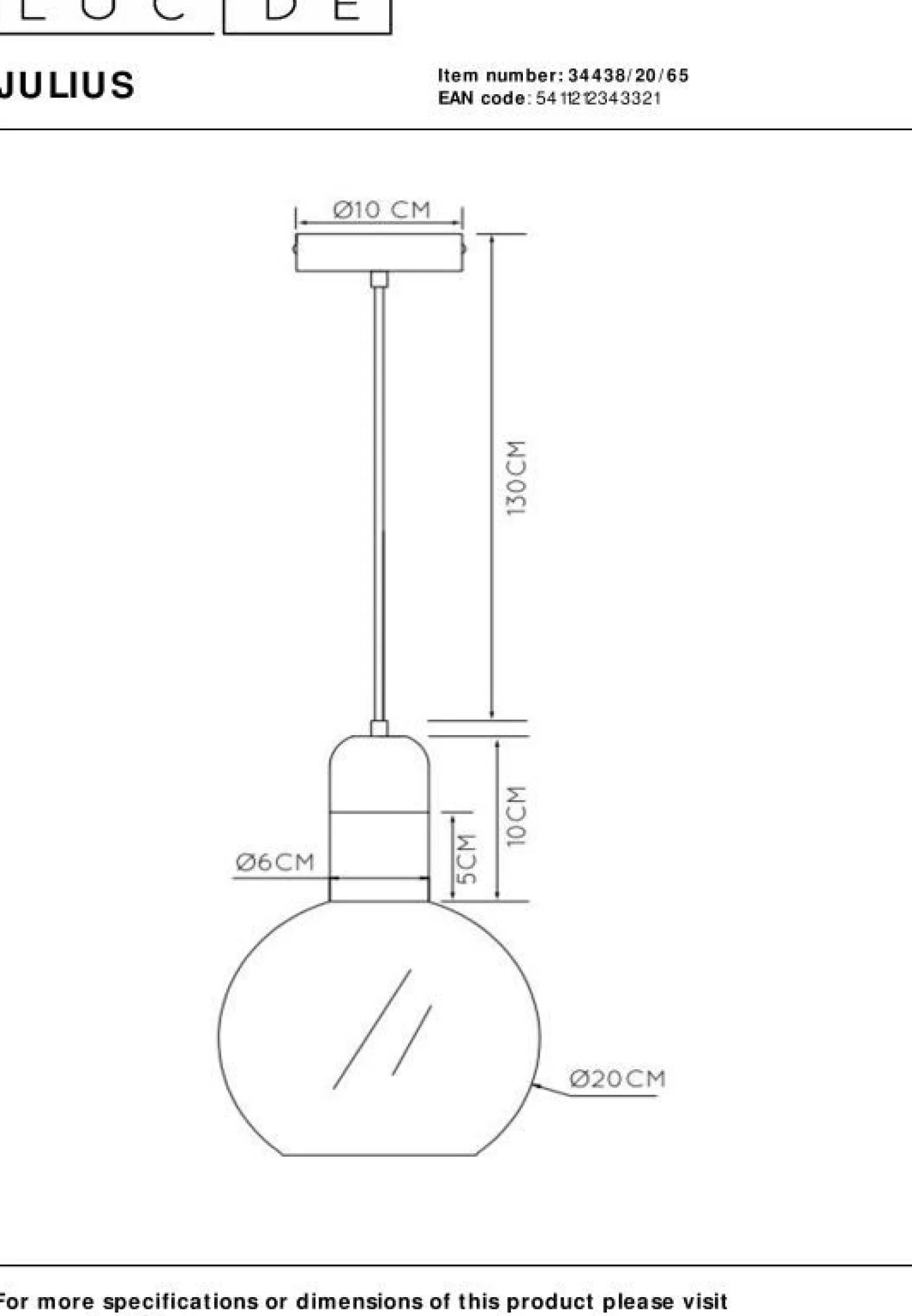 Moderne Hanglampen|Moderne Hanglampen-Lucide Julius Hanglamp Goud