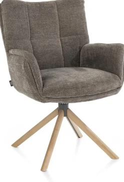 Eetkamerstoelen Met Armleuning-Henders en Hazel Juna Armstoel Bruin