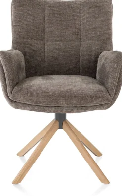 Eetkamerstoelen Met Armleuning-Henders en Hazel Juna Armstoel Bruin