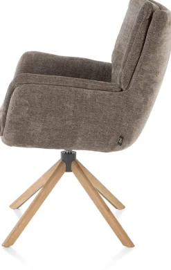 Eetkamerstoelen Met Armleuning-Henders en Hazel Juna Armstoel Bruin