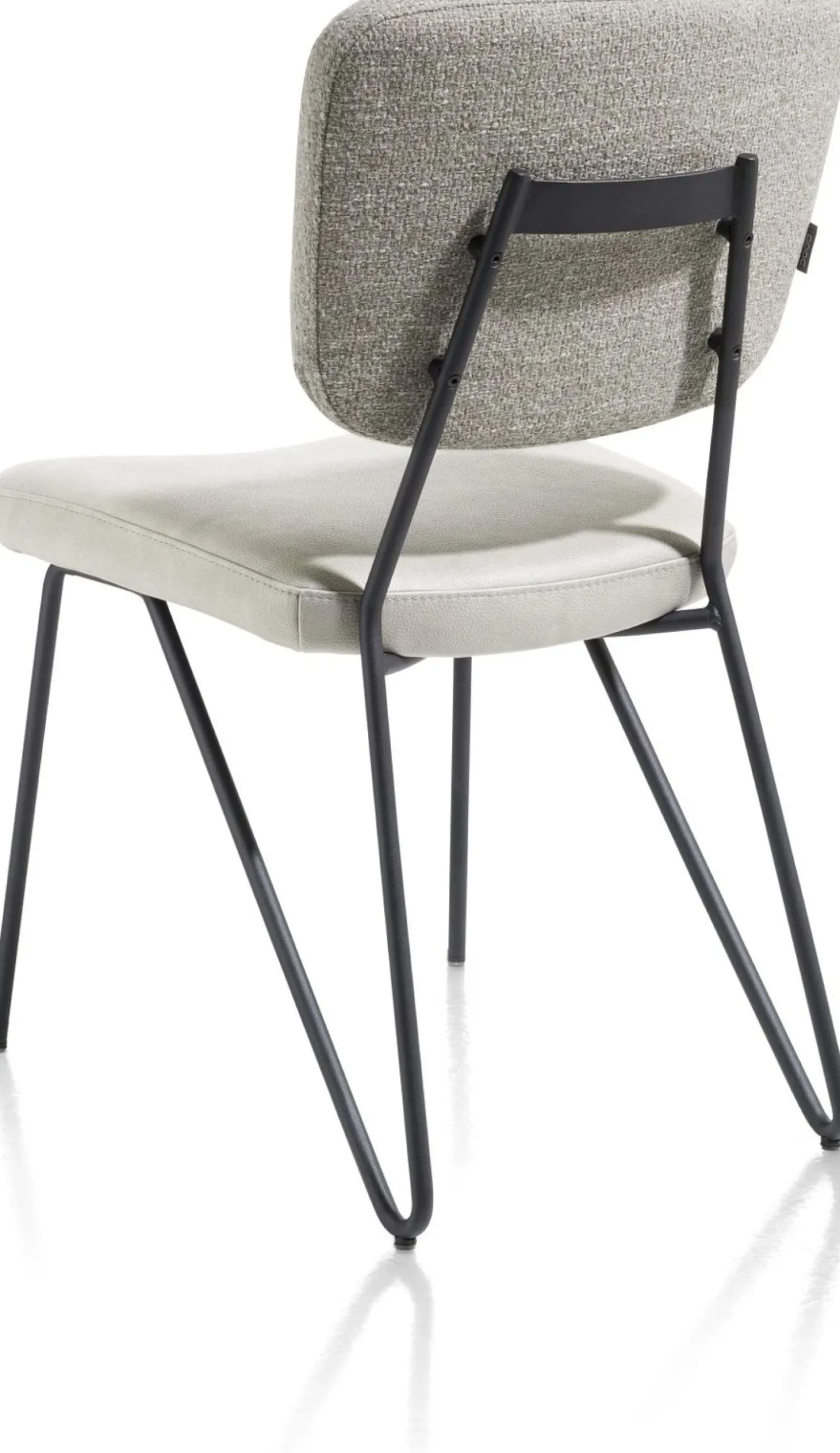 Eetkamerstoelen Zonder Armleuning-XOOON June Eetkamerstoel Taupe