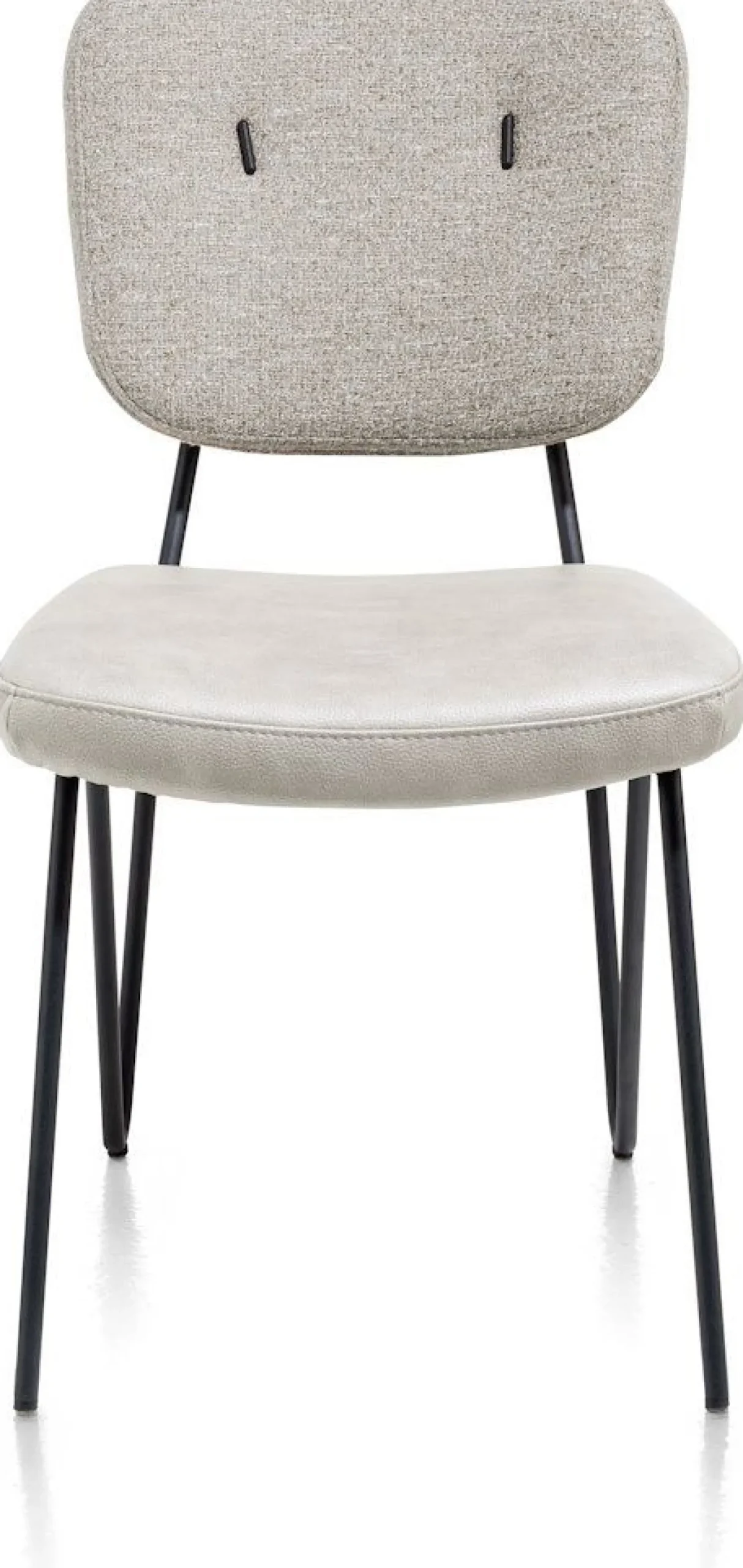 Eetkamerstoelen Zonder Armleuning-XOOON June Eetkamerstoel Taupe