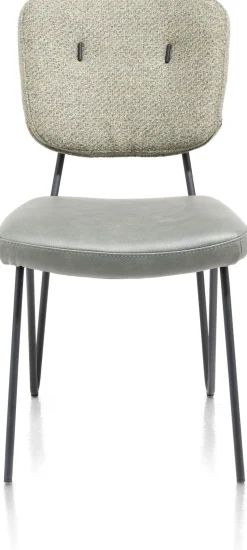 Eetkamerstoelen Zonder Armleuning-XOOON June Eetkamerstoel Groen