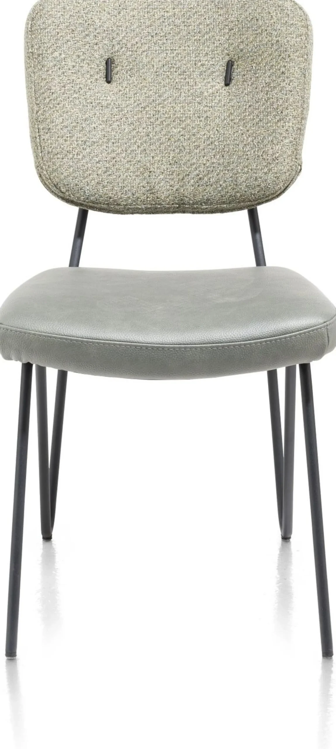 Eetkamerstoelen Zonder Armleuning-XOOON June Eetkamerstoel Groen