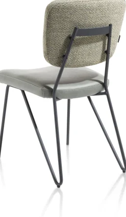 Eetkamerstoelen Zonder Armleuning-XOOON June Eetkamerstoel Groen